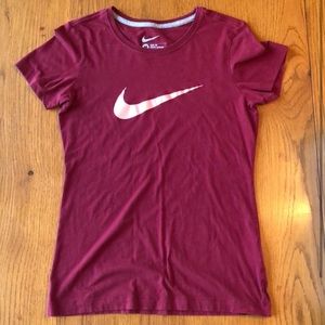 Burgundy Nike T-Shirt